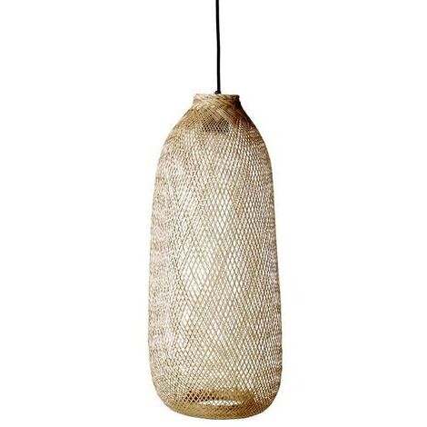 Bloomingville Suspension en bambou miel 65 cm diamètre 25