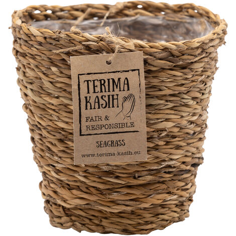 Bloomique - Panier Coco - Jonc de mer - Terami Kasih - 10-15 cm