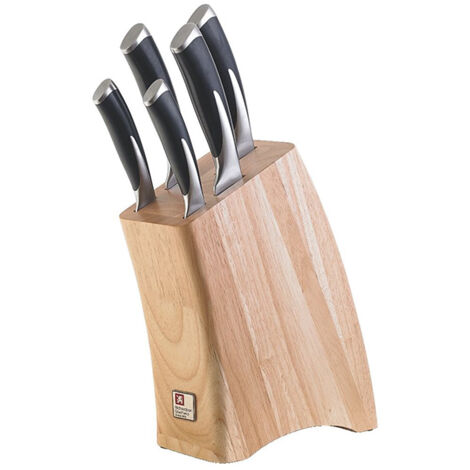 bloque de 5 cuchillos de acero inoxidable - 697001 - amefa -