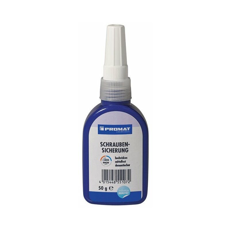 

Bloque de bloque 50 g medio. MUY VISCH SOLIDA. Botella azul oscuro Chemicals - Promat