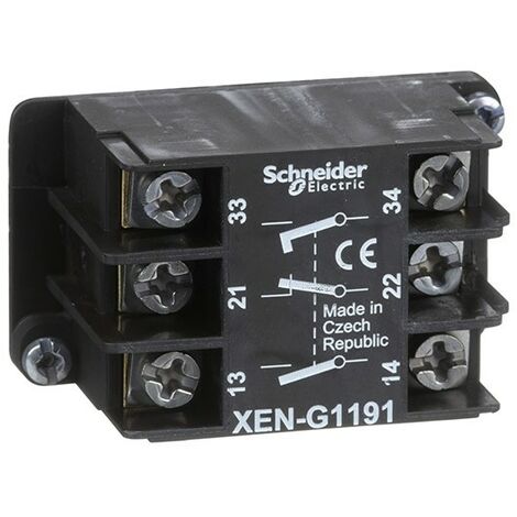 TELEMECANIQUE BY SCHNEIDER ELECTRIC Bloque de contacto NA+NA+NC XENG1191 de Schneider