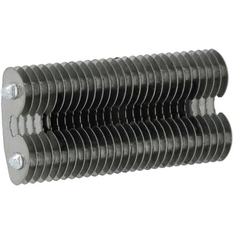 Bloque de Cuchillas Compatible con Remington SP-61, SP-62 para Afeitadora Negro Plata-Producto compatible