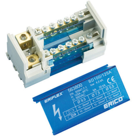 Bloque de distribución bipolar BD100/125AL