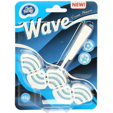Bloque de inodoro Ocean Breeze Clean Therapy Wave de 45 g