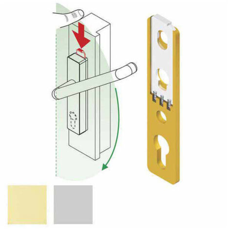 Bloque de martillos rectangular plateado Bmar01 Disec