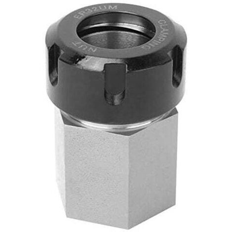 Bloque de pinza KZQ ER32, acero duro, mandril de resorte, soporte de pinza para torno CNC, máquina de corte y grabado (cuadrado)