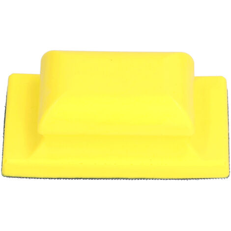 Bloque de pulido manual rectangular de PU con sistema de velcro para madera y accesorios.