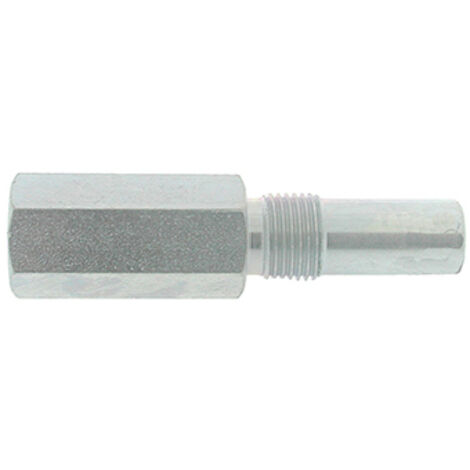 bloque piston, ou fausse bougie en métal pour moteurs 2 temps. permet le blocage du piston.