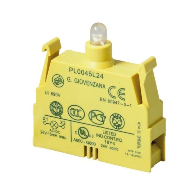 

Bloque portalámparas con led integrado 12V - Giovenzana