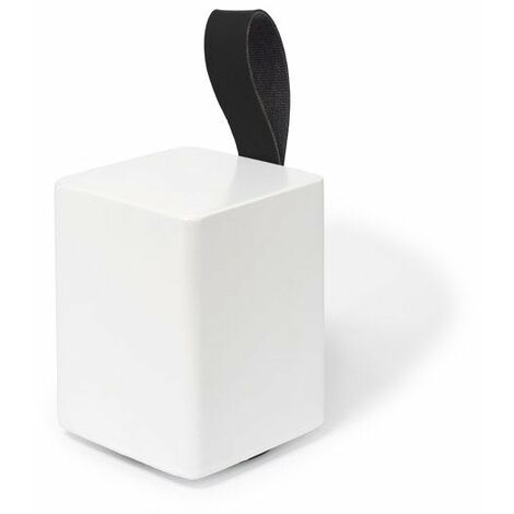 Bloque-porte amovible REI carré bois blanc 68 x 68 87 mm