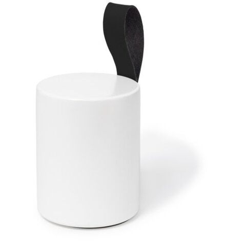 Bloque-porte amovible REI cylindrique bois blanc 70 x 87 mm
