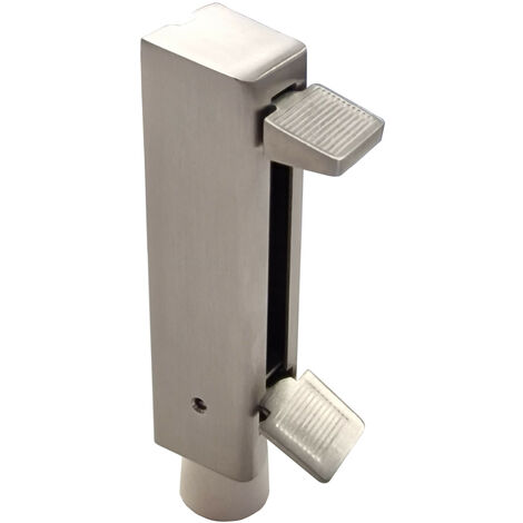 Klose Besser – Butoir de porte à pédale en inox 316 – Fixation au sol – Résistance supérieure pour environnements variés – Dimensions 145x30x31mm