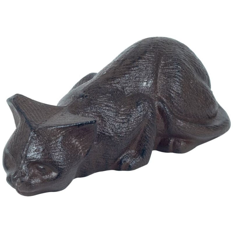 Bloque porte en fonte chat