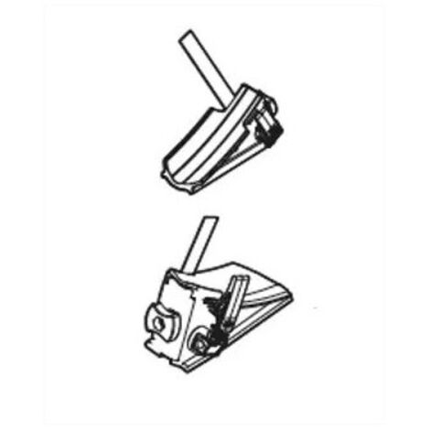 Bloque roues pour porte-vélos Menabo gauche + droit