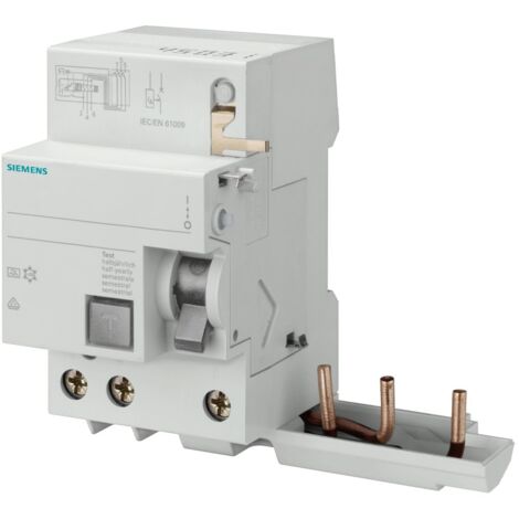 Bloqueo diferencial Siemens 3P 40A 30mA AC tipo 3 módulos para 5SY 5SM23320