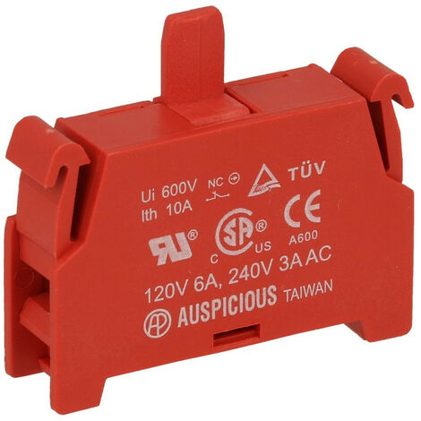Bloques De Contactos 22mm 30mm Para Placa Frontal B-1-c