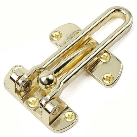 Bloqueur de porte antivol , butée de porte de sécurité enfant, barre anti-effraction, or