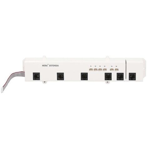 Blossom-IC Funk-Fußbodenheizungsleiste, Hera+ Extensia PRO, 6-Port Erweiterungmodul