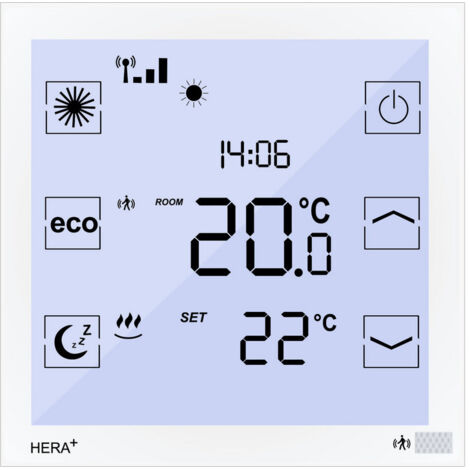 blossom-ic Hera+ Funk-Raumthermostat Batterie AAA 1,5 V mit hydr. Abgleich