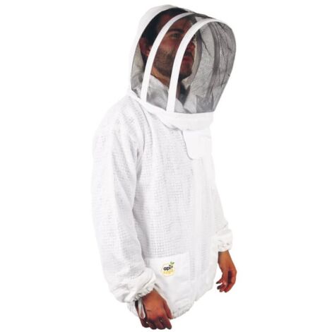 Blouse d'apiculteur avec voile de protection M
