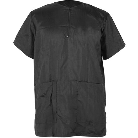 Blouse de coiffure professionnelle avec poches pour salon - Cape de coupe imperméable