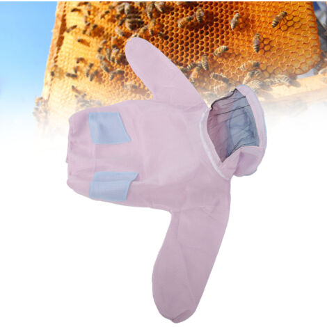 Blouse de protection apicole Women Pro modèle avec voile ventilé en mesh et col manches ajustables - Veste d'apiculteur ventilée pour femme en mesh coton