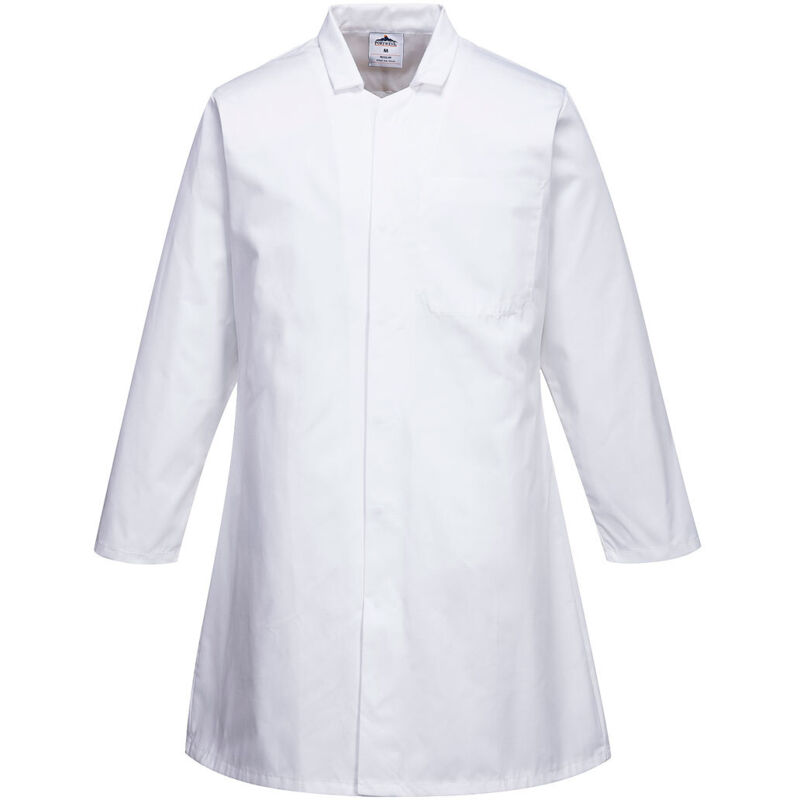 Portwest Herren-bluse Für Die Lebensmittelindustrie, 1 Weiße Tasche, 3xl