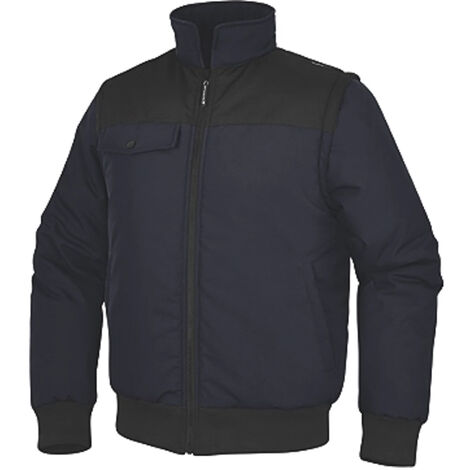 Blouson 2 en 1 NEWDELTA2 à manches amovibles bleu marine noir TS DELTA PLUS NEWD2MNPT