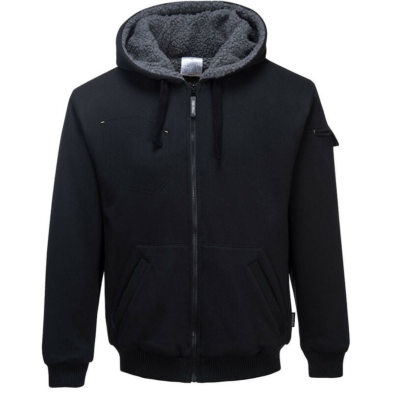 Blouson à capuche Pewter couleur : Noir taille M - PORTWEST
