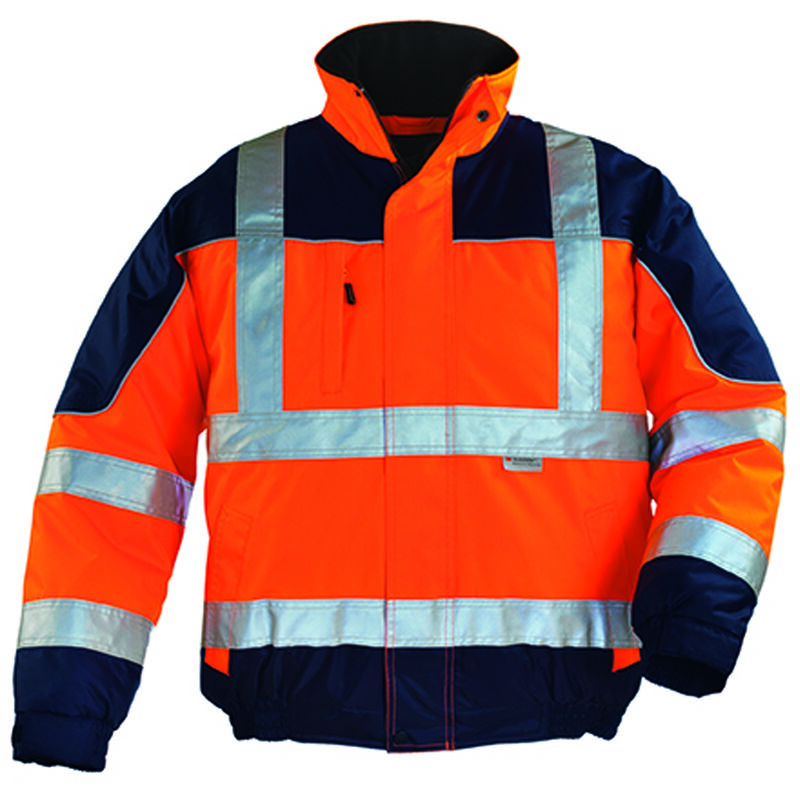 Blouson de travail professionnel haute visibilité airport - Orange FLuo xl - 50/52