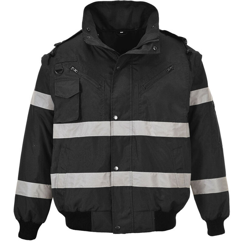 Bomberjacke Iona 4-in-1 Farbe, Schwarz Größe, S - Portwest
