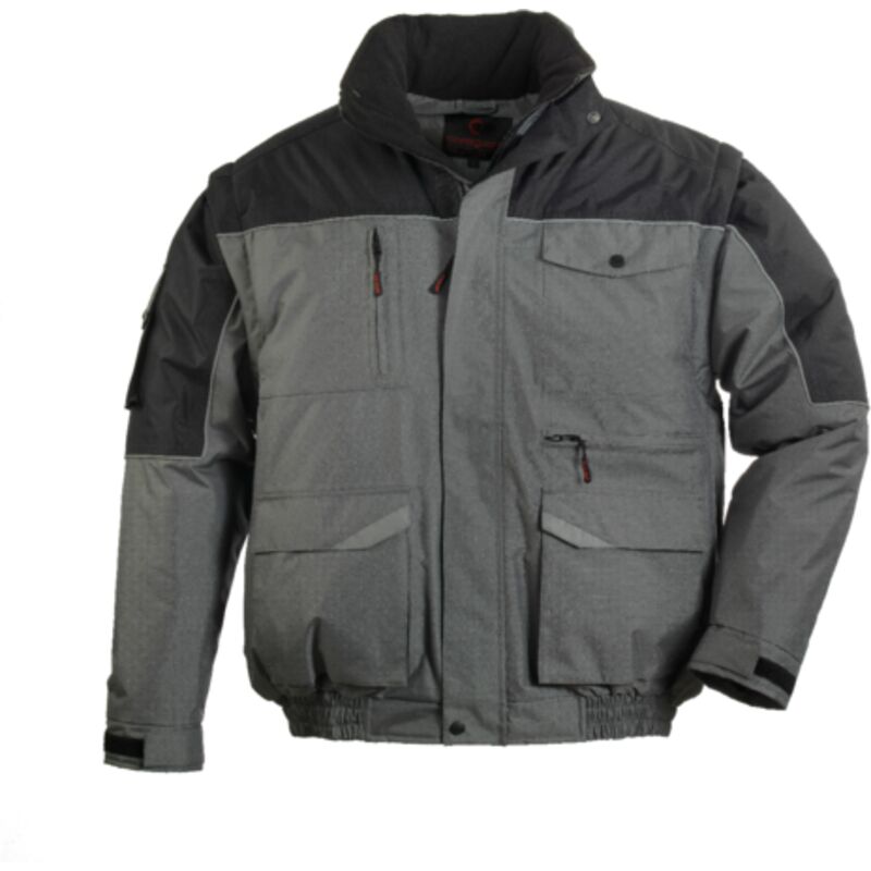 Coverguard - Blouson chaud de travail professionnel ripstop 2 en 1 - Anthracite m - 42/44