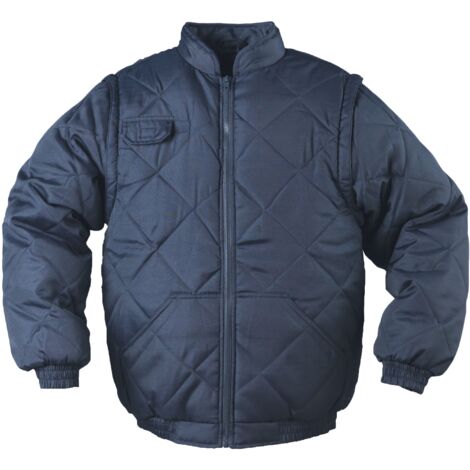 Blouson de travail à manches amovibles Coverguard Chouka Sleeve Bleu XXL