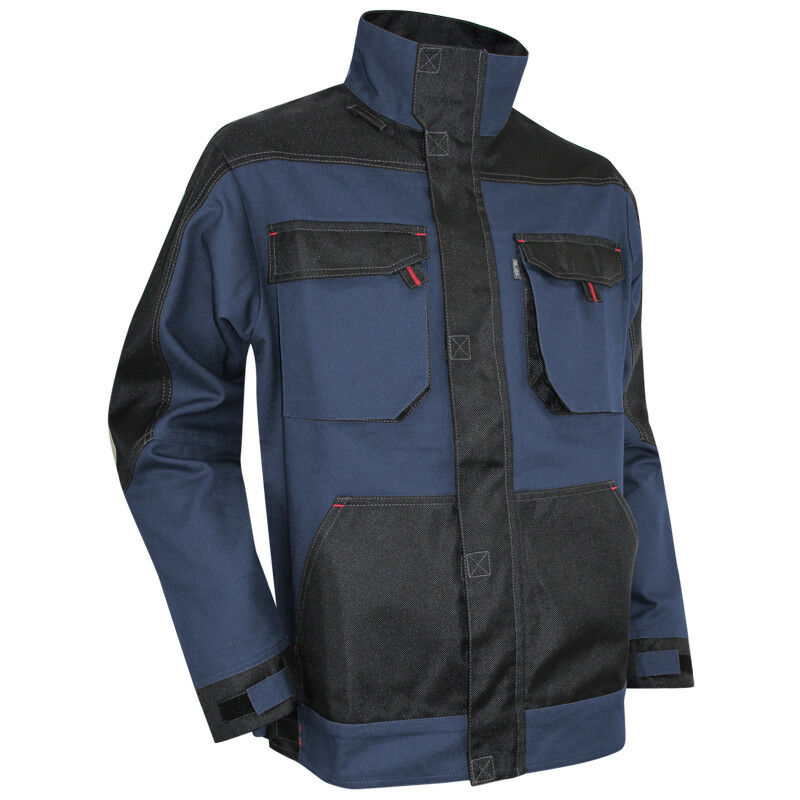 LMA - Veste de travail bicolore multipoches bleu foncé/noir Braise - Couleur Bleu foncé/Noir - Taille Vêtement l