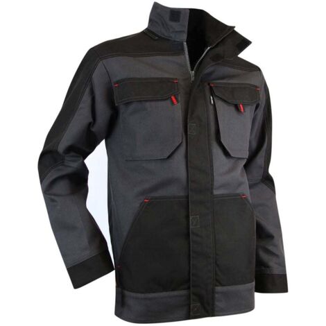 Blouson de travail bicolore LMA Ceramique Gris / Noir L