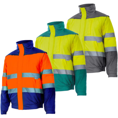 Blouson de travail haute visiblité Velilla 161 - XXL - Bleu/orange