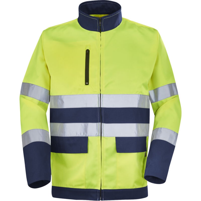 Blouson Fluo Base Xp Jaune Fluo/bleu Marine L