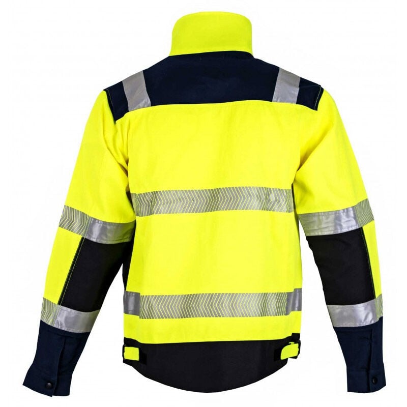 LMA - Réflexion blouson haute visibilité T2 s Jaune fluo/ Marine - 2219 T2/S