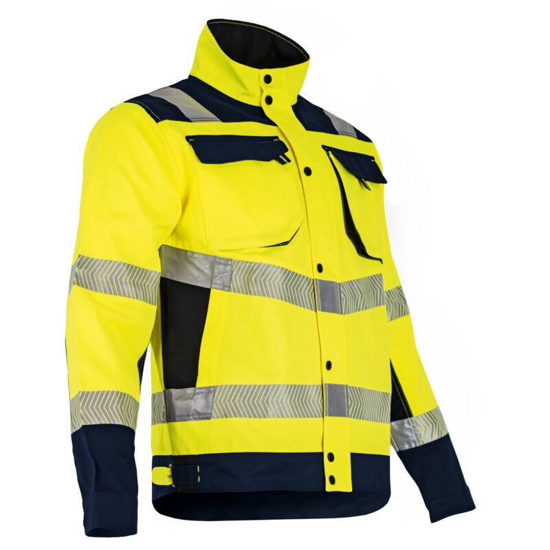 Réflexion blouson haute visibilité LMA T7 xxxl Jaune fluo/ Marine - 2219 T7/3XL
