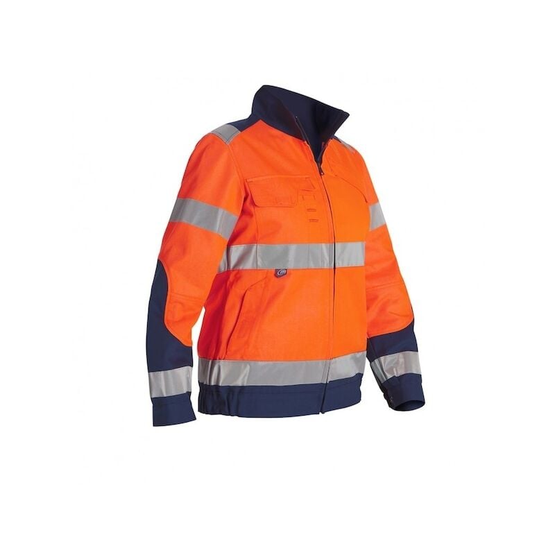 Blouson haute visibilité femme LUKLIGHT orange/marine - T2 - MOLINEL