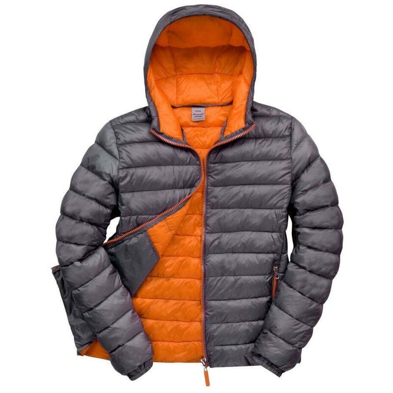 RESULT Result - Blouson homme doudoune à capuche Orange L