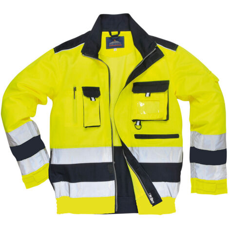 Blouson HV Lille couleur : Jaune/Marine taille M - PORTWEST
