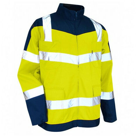 Blouson Haute Visibilité jaune / bleu sans metal Precaution LMA - plusieurs modèles disponibles