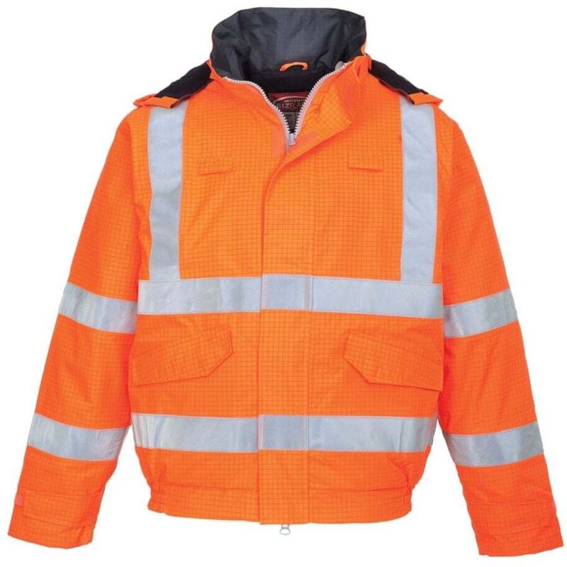 Blouson pilote hv Pluie Bizflame Orange xl