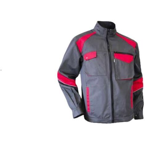 Blouson LMA COLZA gris / rouge T.M - 204721 T.3