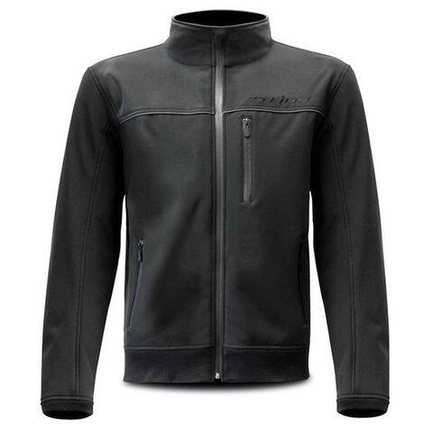 Blouson Moto Softshell - Noir - Protections CE - Taille XL