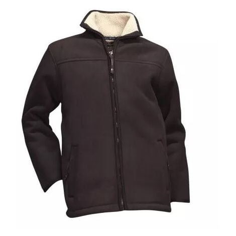 Blouson polaire doublé sherpa LMA 216500 ECORCE taille 4 marron