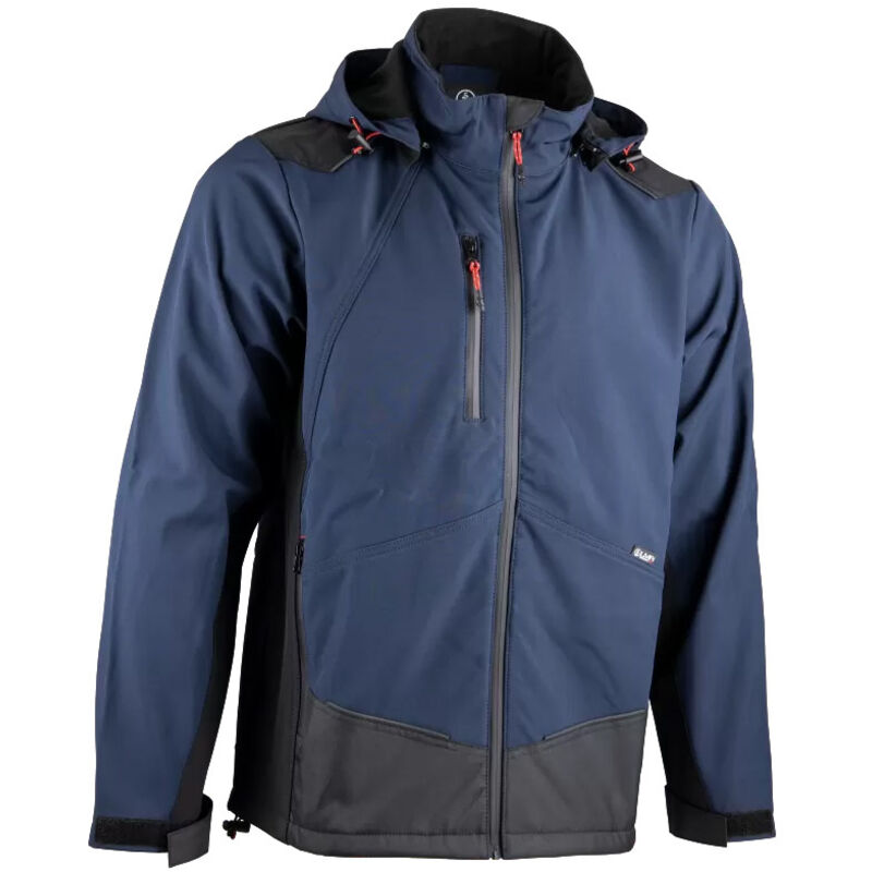 LMA - Blouson softshell bicolore - Bleu noir - joule 2308-S