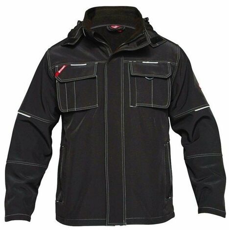 Blouson Softshell Combat Noir280 Grs Taille Xxl