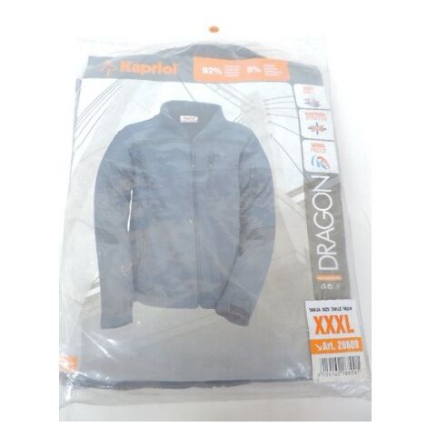 Veste de travail polaire grise Dragon taille XXXL pour extérieur KAPRIOL 28809